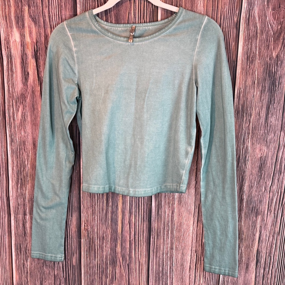 BKE Seafoam Green Long Sleeve Tee